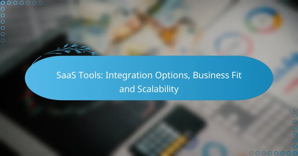 SaaS Tools: Integration Options, Business Fit and Scalability